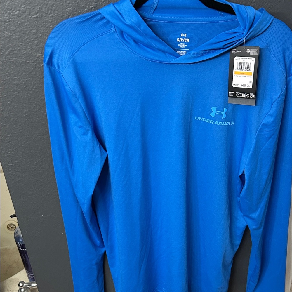 Under Armour Electric Blue Performance Hoodie